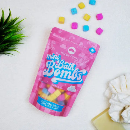 Unicorn Poop Mini Bubble Bath Bombs