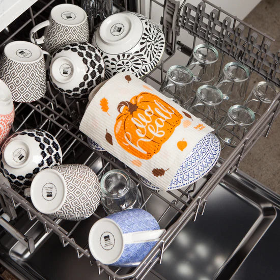 Swedish Dishcloth Hello Fall