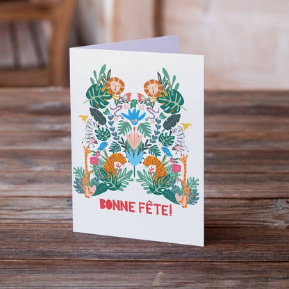 Joyeux anniversaire Quelle Jungle, La Dehors! Card