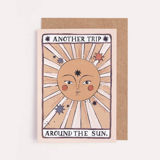 Tarot Sun Birthday Card