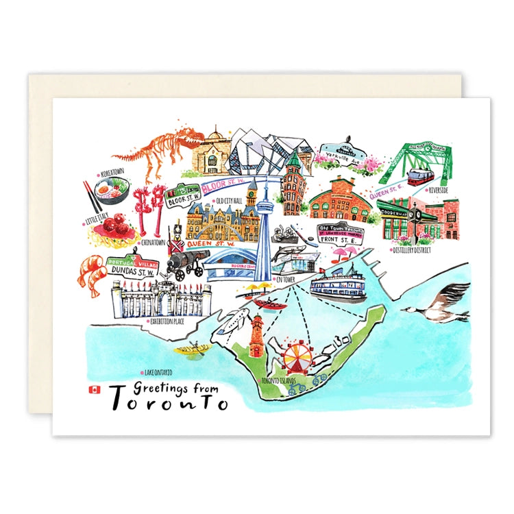 Greetings from Toronto Card