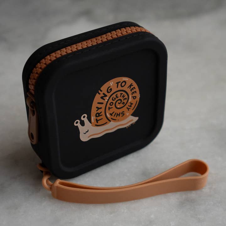 Trying Zipper Silicone Coin Pouch