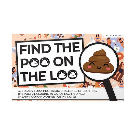 Find The Poo On The Loo Card Game