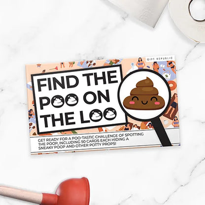 Find The Poo On The Loo Card Game