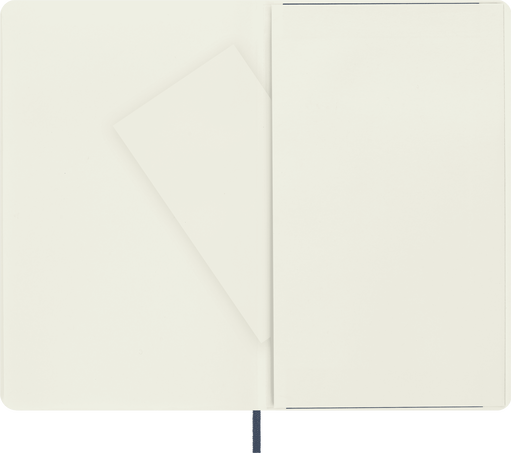 Classic Large Blue Soft Cover Square Notebook