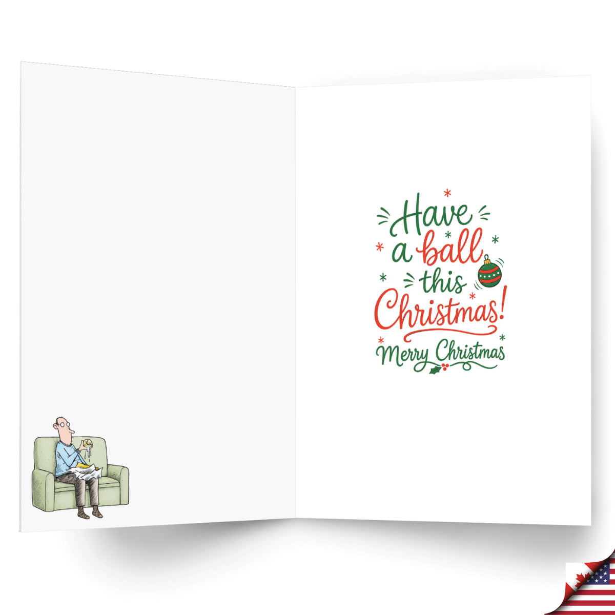 Dog Secret Santa Christmas Card