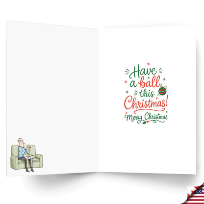 Dog Secret Santa Christmas Card