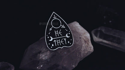 @38 Pin He/They (Silver)