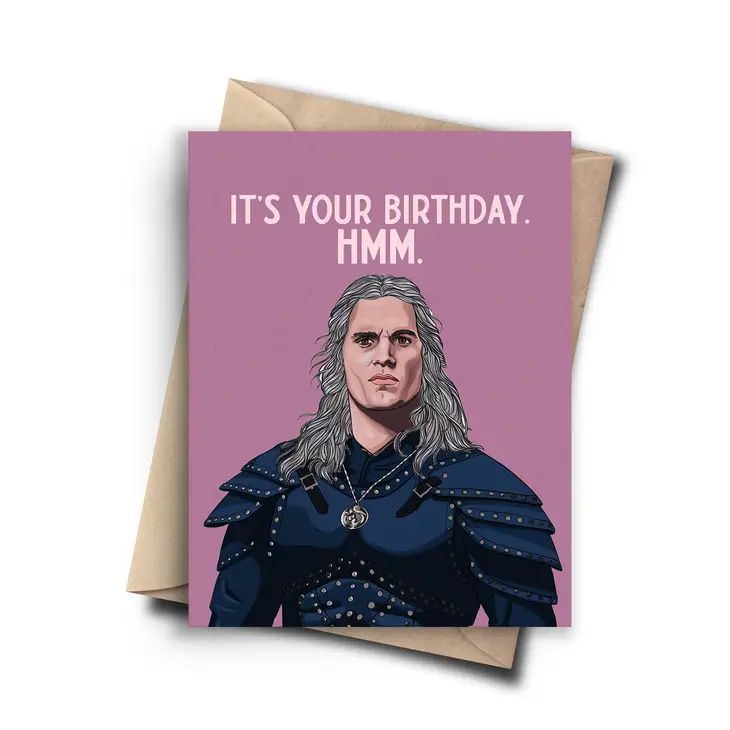 The Witcher Birthday Card