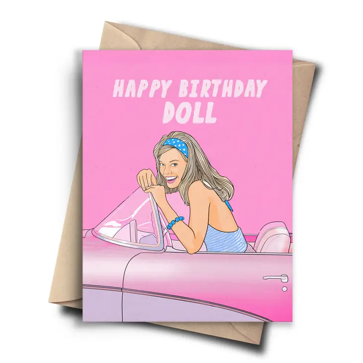 Barbie Birthday Card
