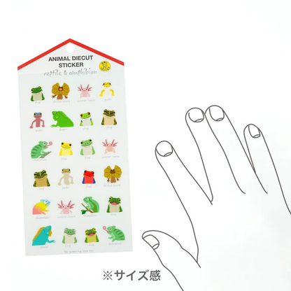 Animal Die-cut Sticker Reptiles and Amphibians