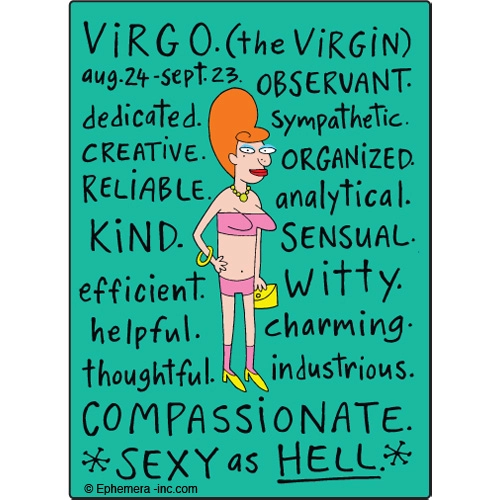 Zodiac Magnet Nice Virgo