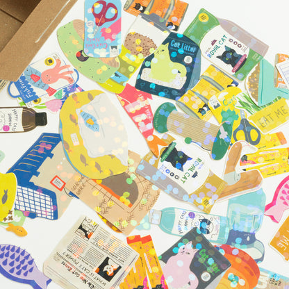 Decoration Haco Stickers Cat Supplies