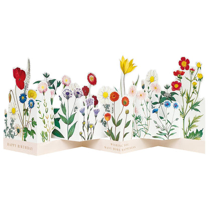 Pop-up Accordion Birthday Garden Card