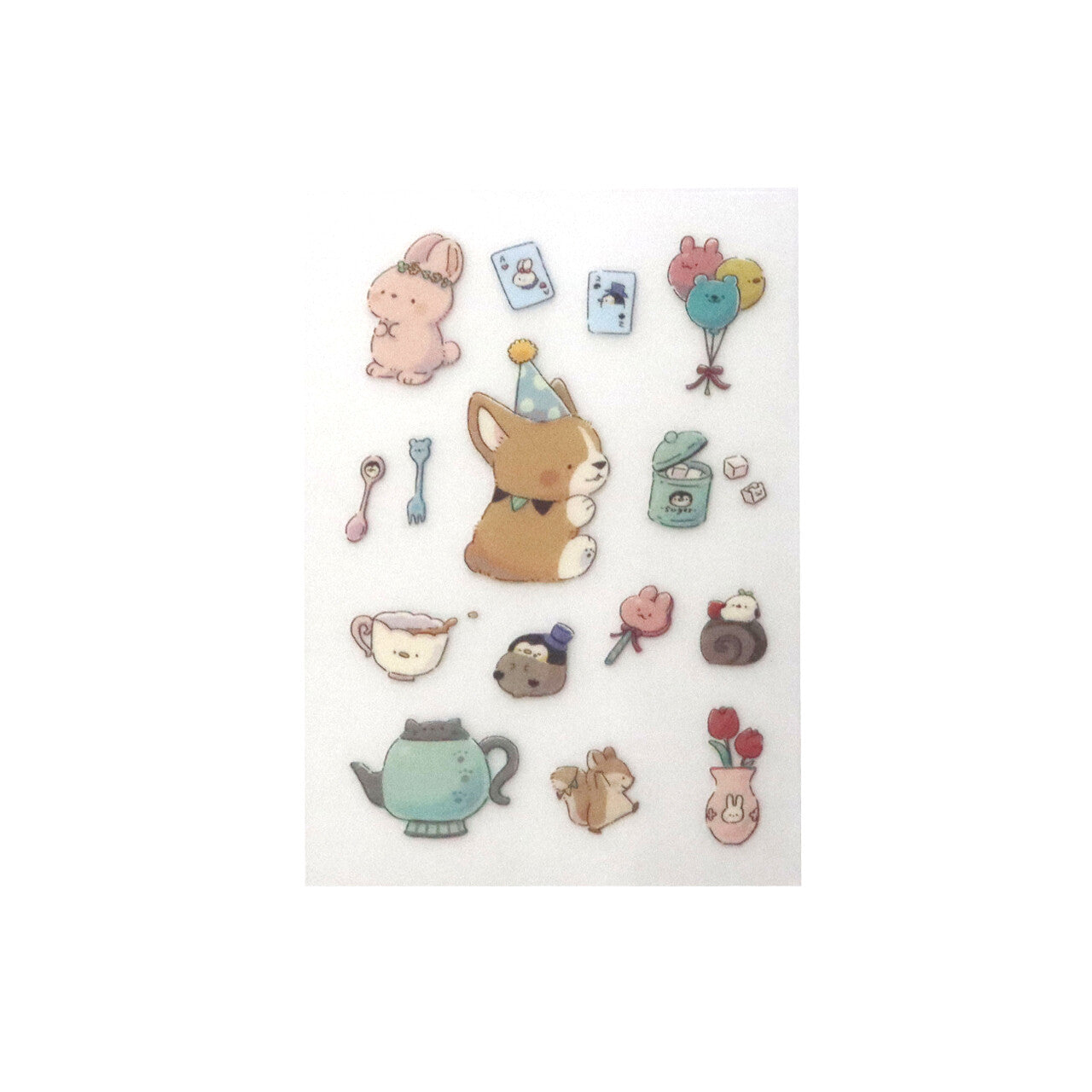 Irodo Decorative Fabric Transfer Sticker – Corgis and Sweets