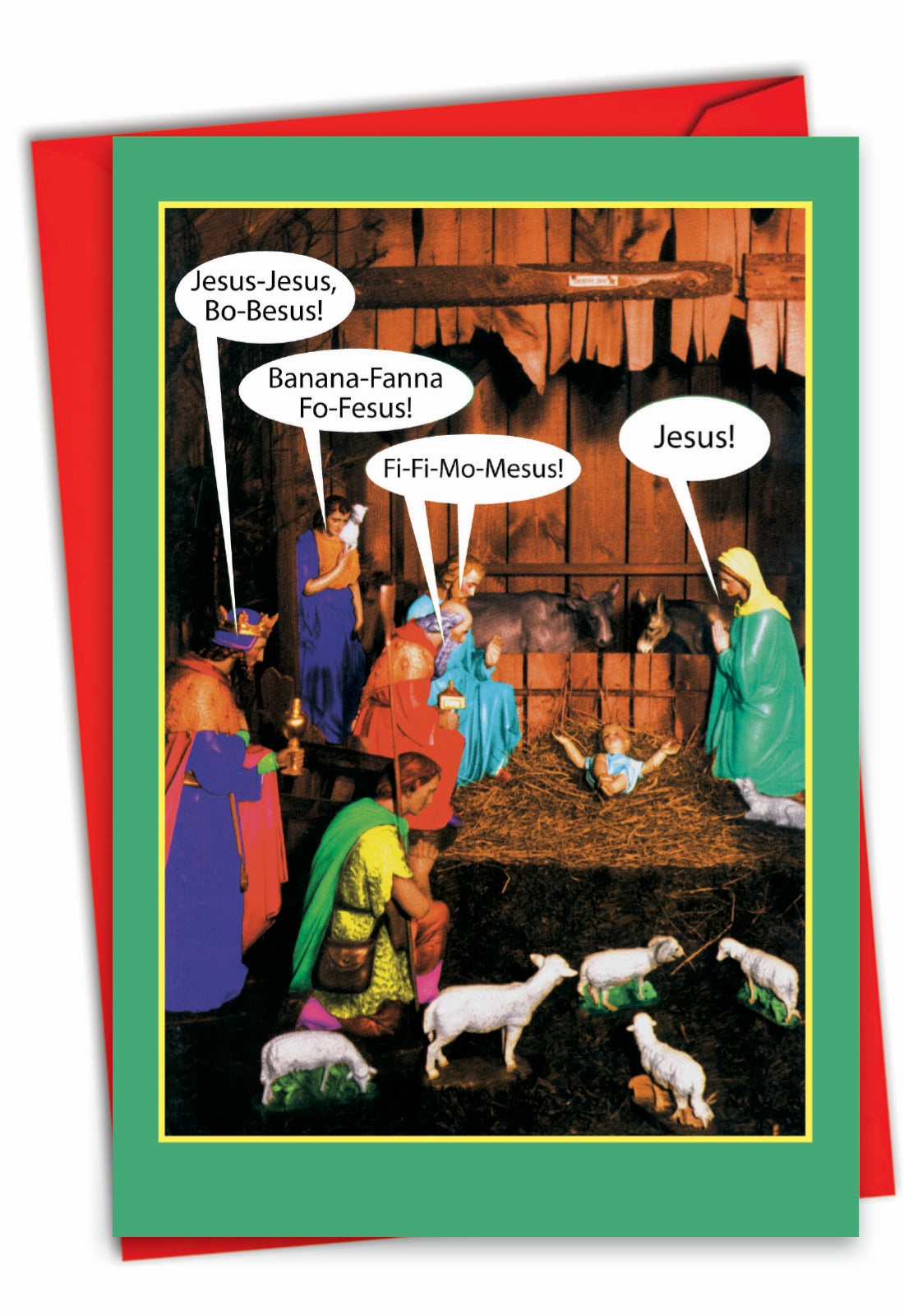 Jesus Bo Besus Christmas Card