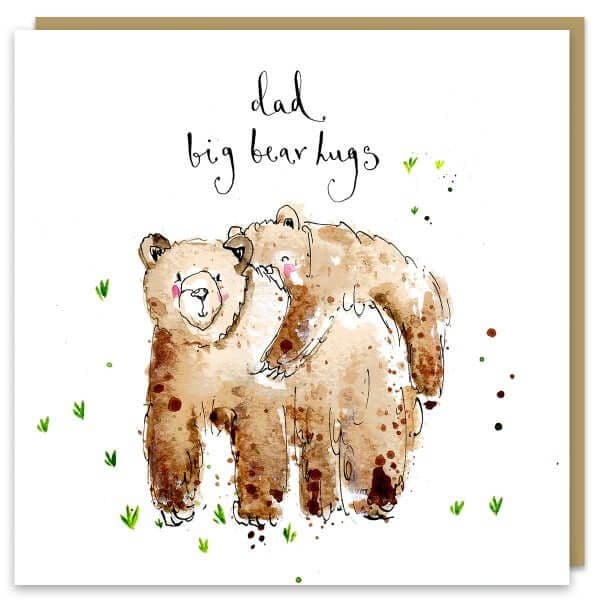 Dad Big Bear Hugs Card