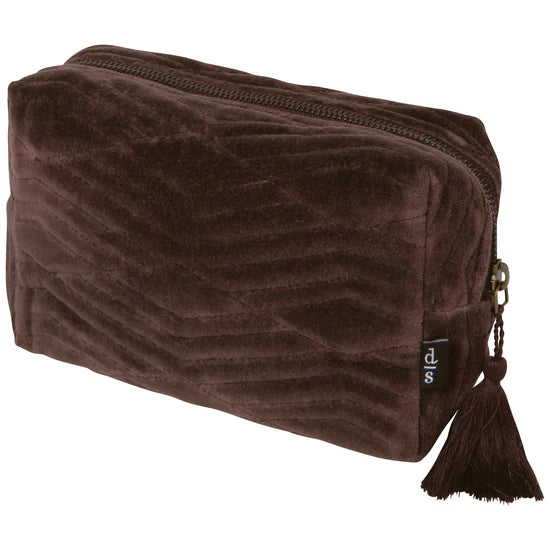 Fig Quilted Cosm Bag