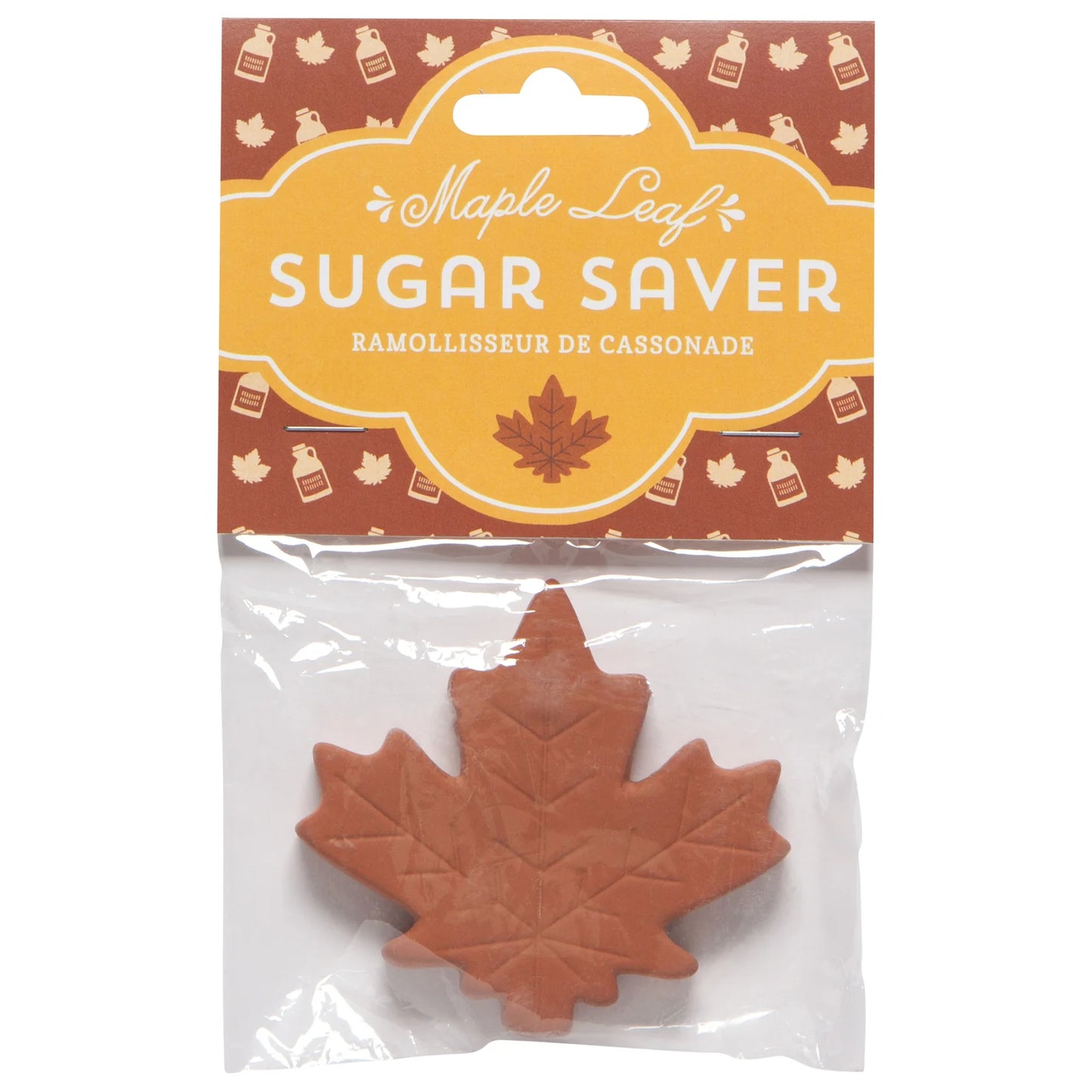 Maple Leaf Terracotta Sugar Saver