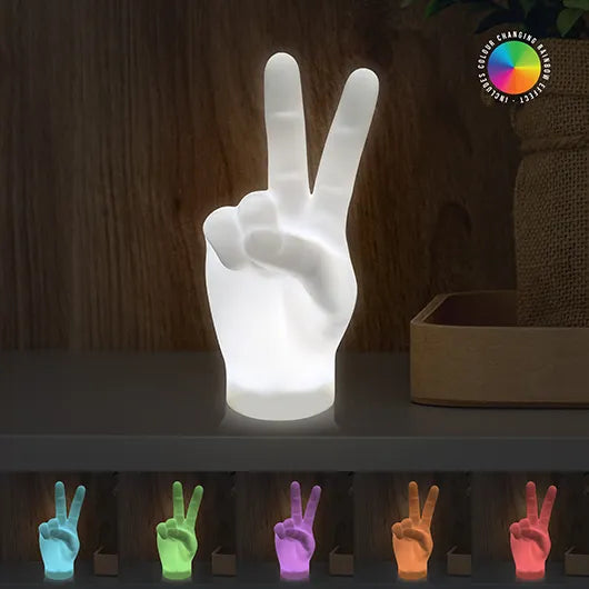 Peace Sign Hand Light