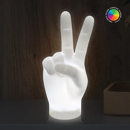 Peace Sign Hand Light
