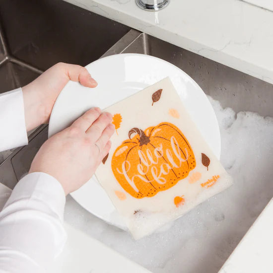 Swedish Dishcloth Hello Fall