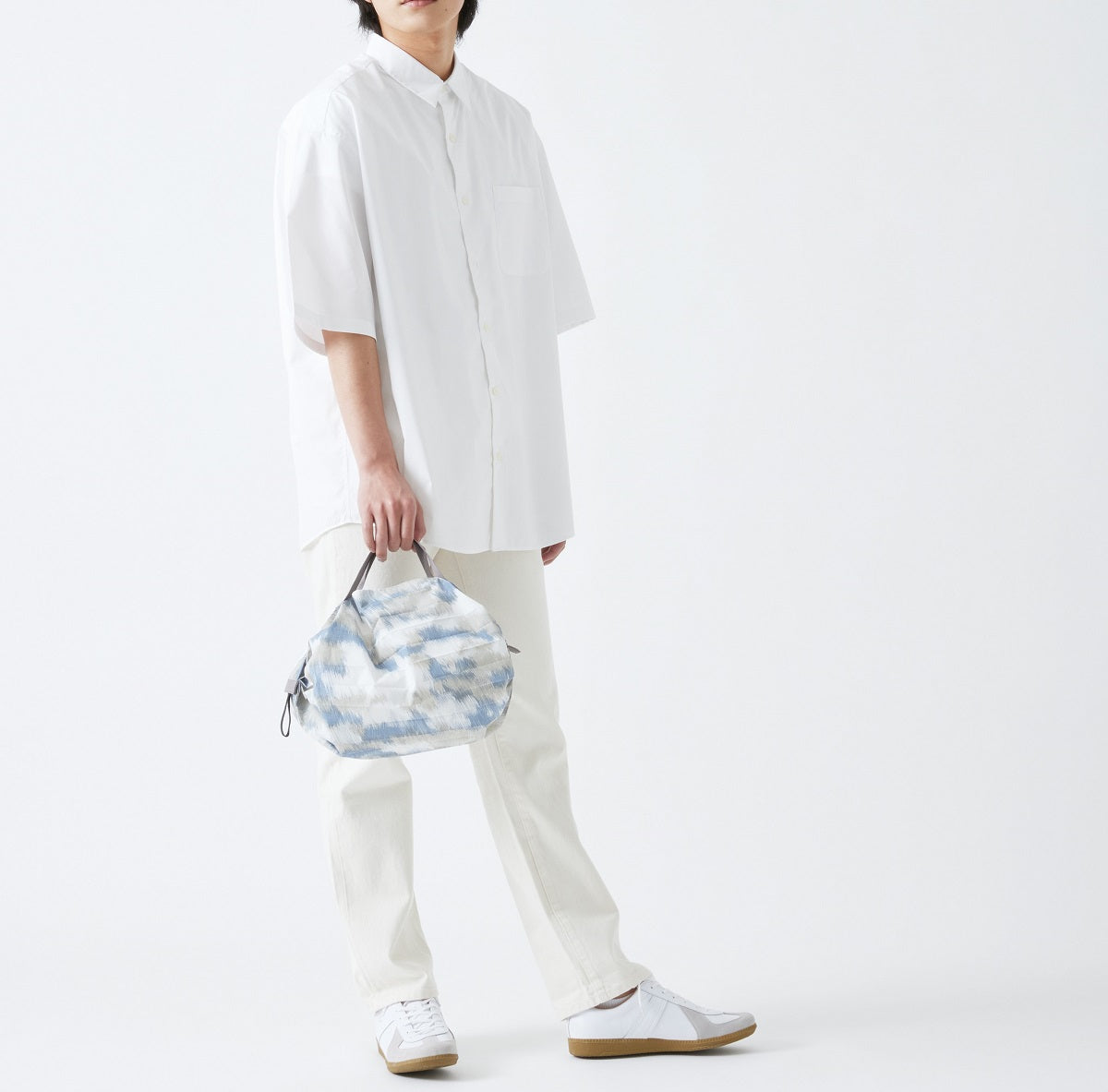 Shupatto Compact Reusable Bag Small Ukigumo Floating Clouds