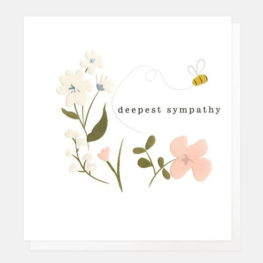 Deepest Sympathy, Bee Card