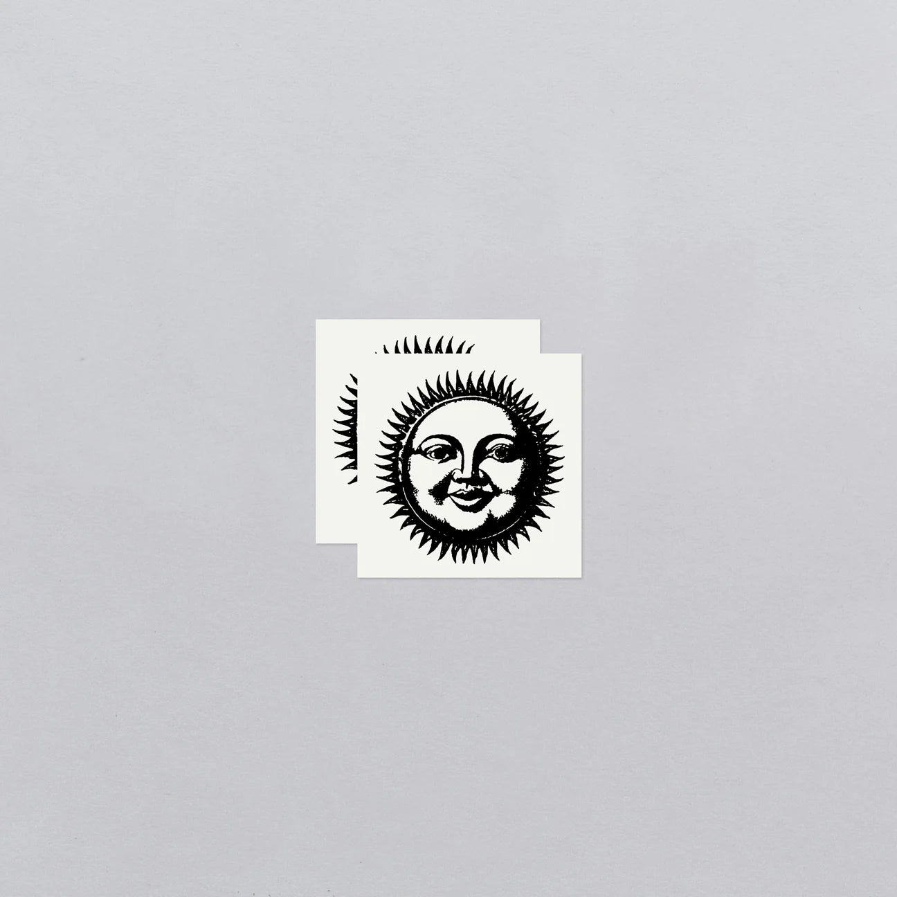 Vintage Sun Temporary Tattoos