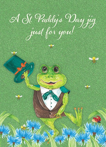 St Paddy's Frog Card