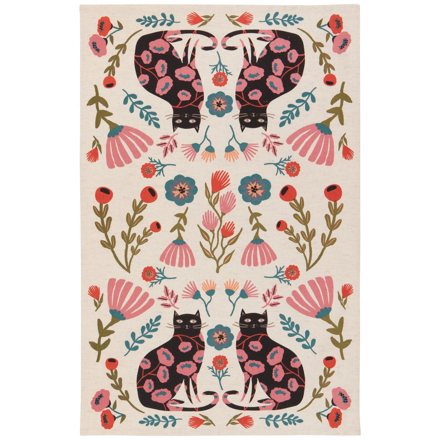 Catbloom Tea Towel Set of 2