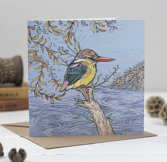 Dwarf Kingfisher Card