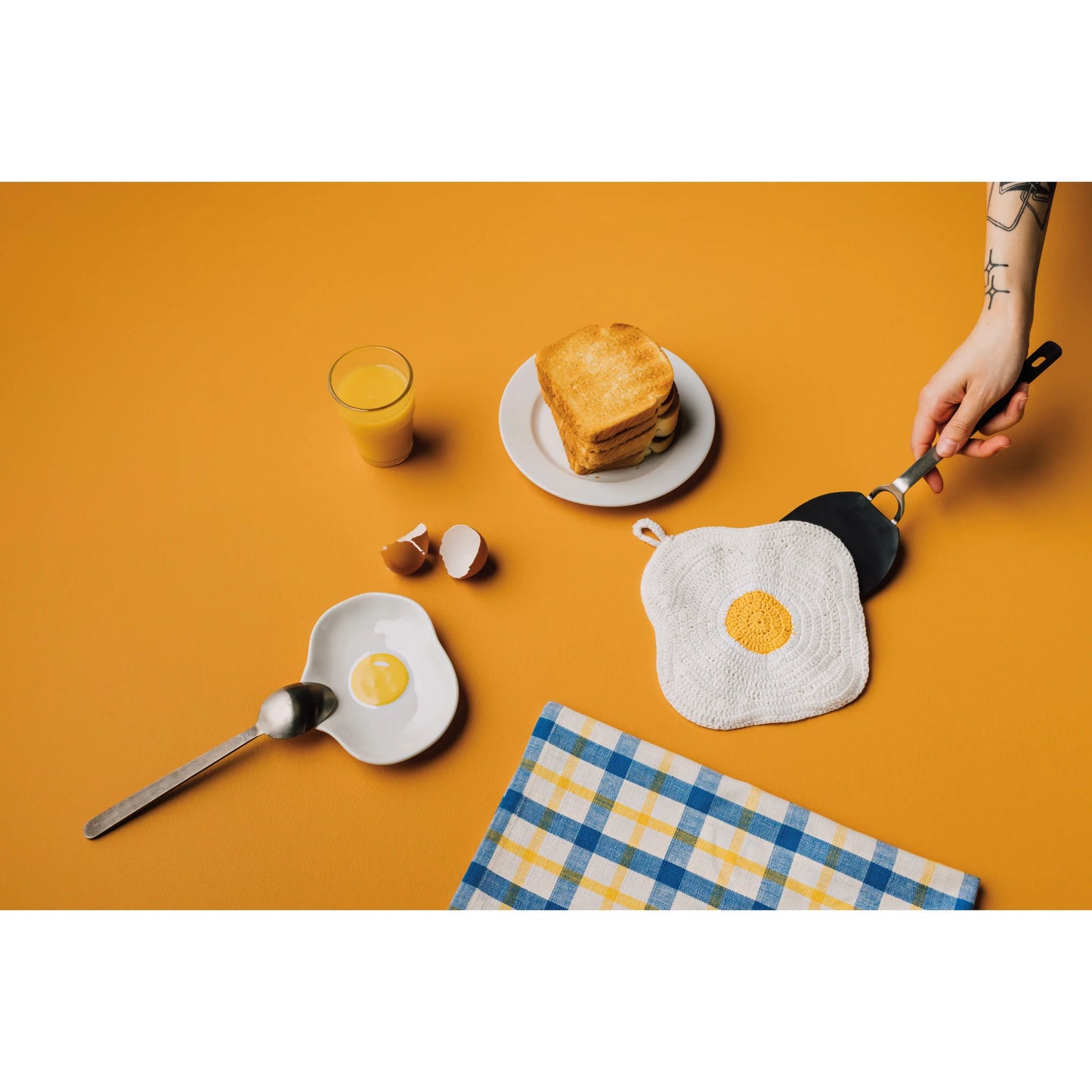 Eggs Apron & Dishtowel Set
