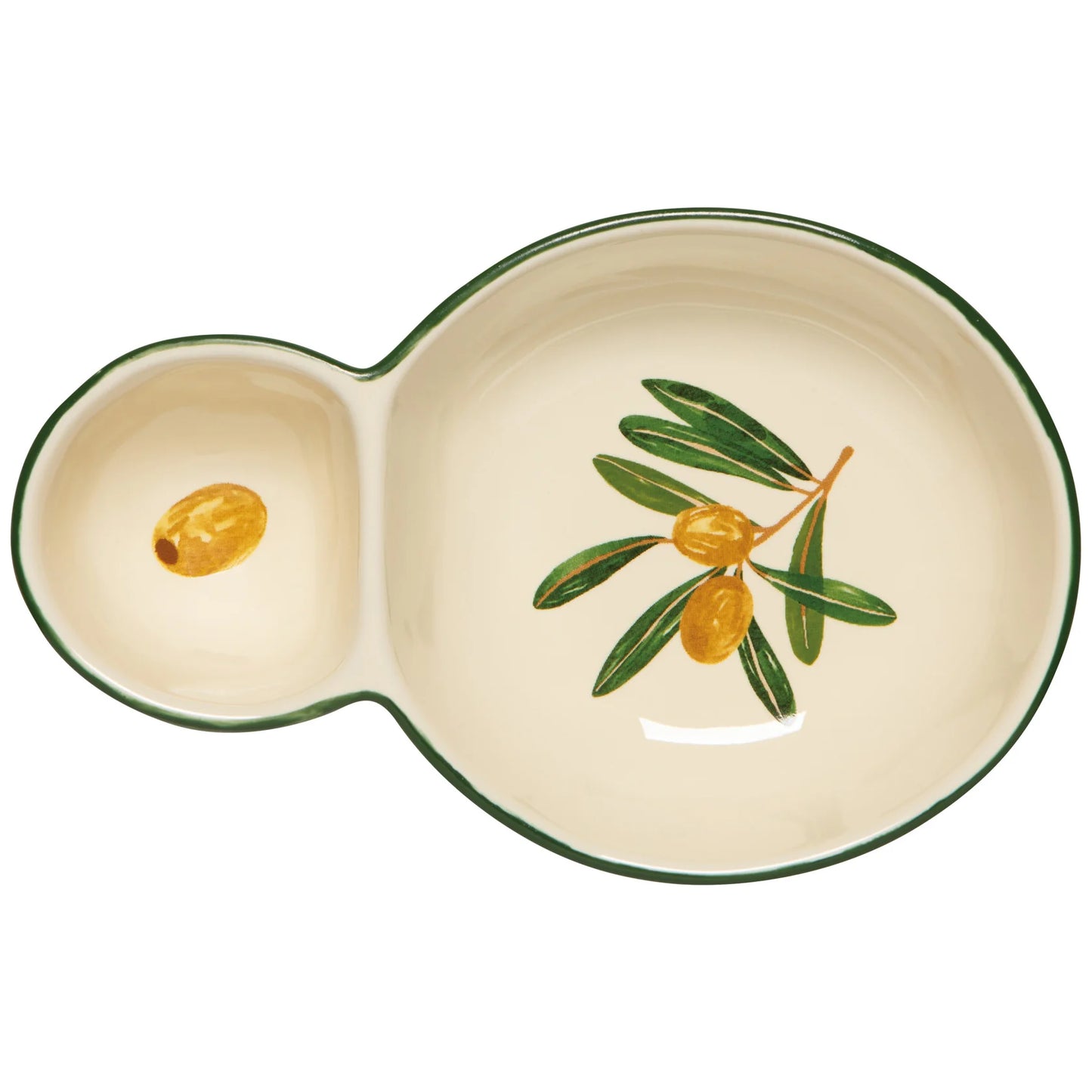 Olive Dish Divided