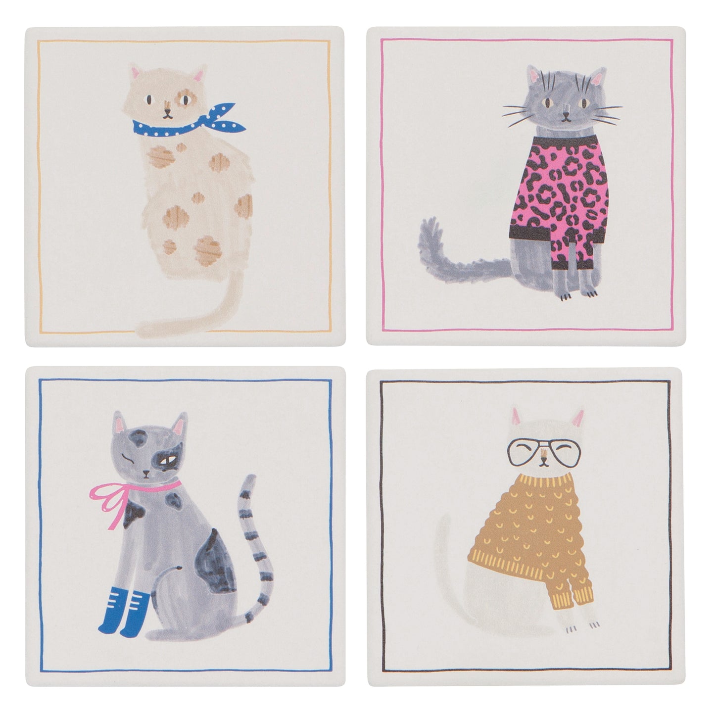 Coaster Soak Up Feline Fine