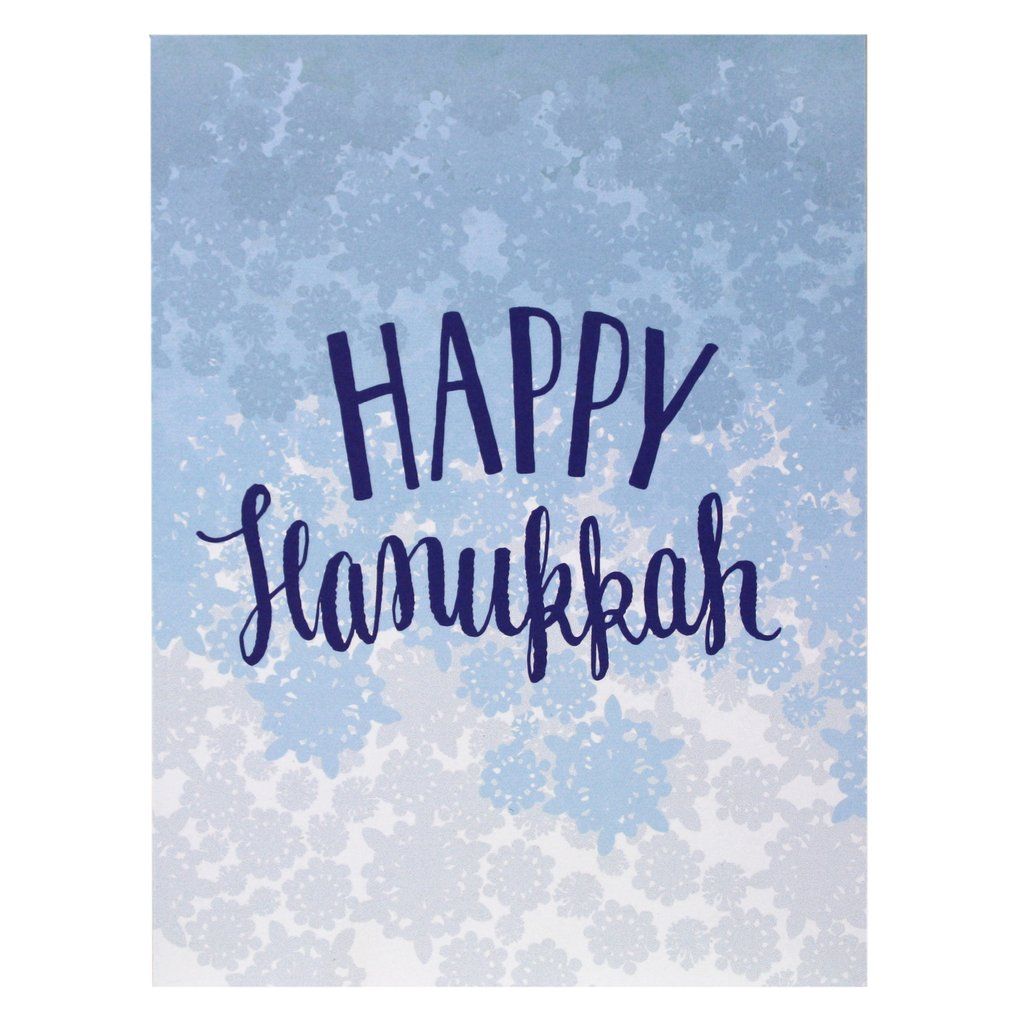 Blue Snowflake Hanukkah