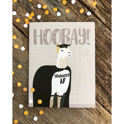 Graduated AF llama Card