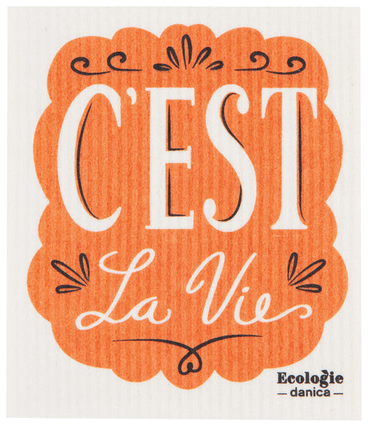 Swedish Dishcloth C'est la Vie