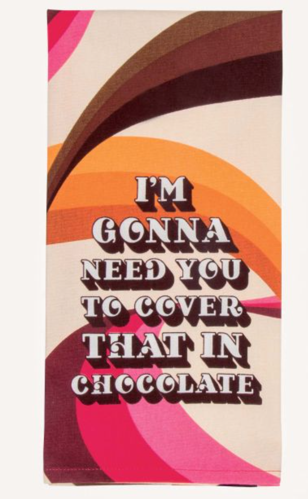 Dish Towel Cover In Chocolate