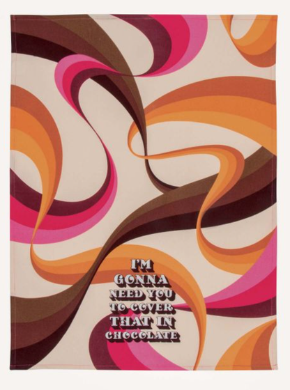 Dish Towel Cover In Chocolate