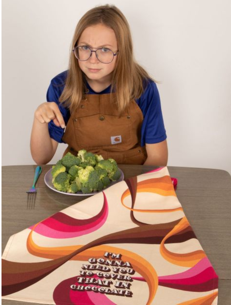 Dish Towel Cover In Chocolate