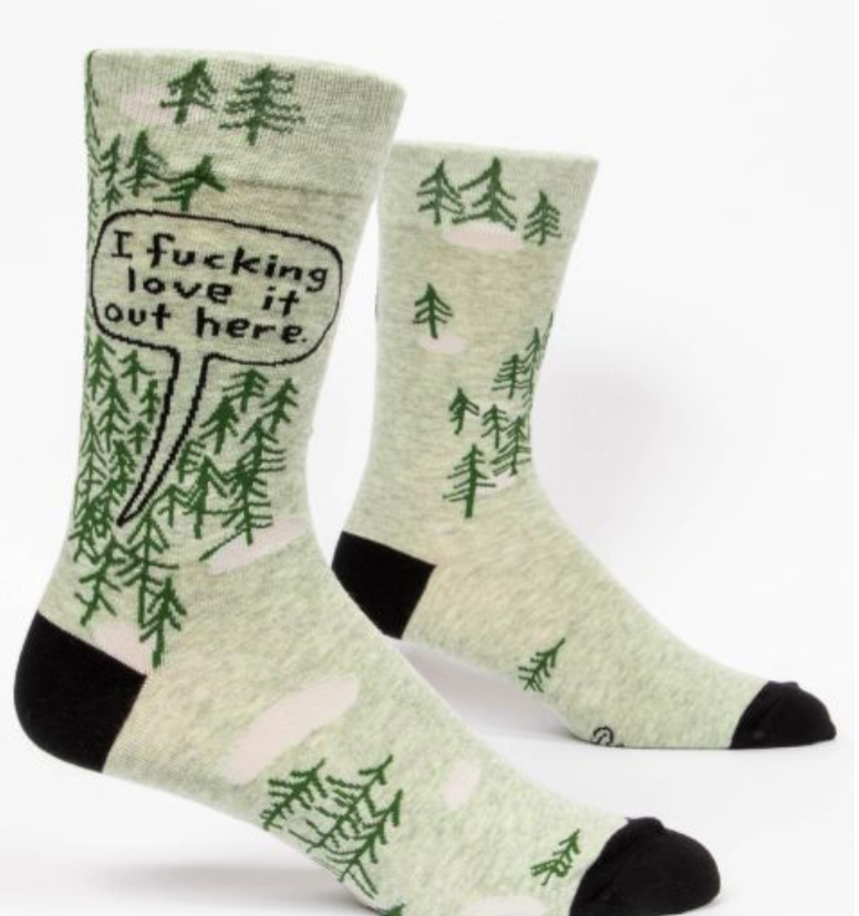 Men’s Crew Socks F*cking Love It Out Here