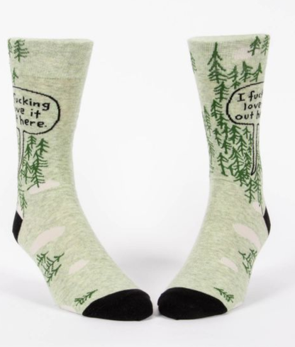 Men’s Crew Socks F*cking Love It Out Here