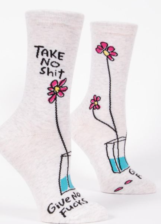 Women’s Crew Socks Take No Sh*t