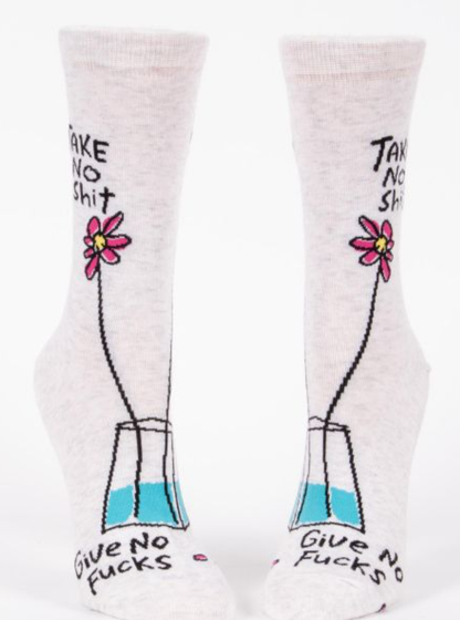 Women’s Crew Socks Take No Sh*t