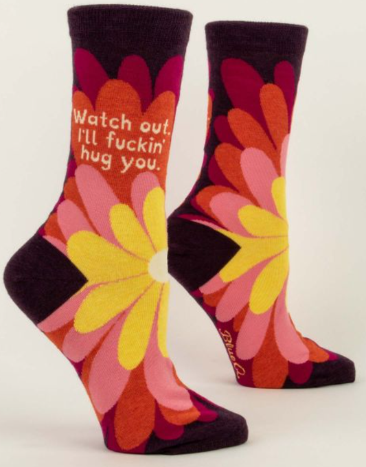 Women’s Crew Socks I’ll F*ckin Hug You