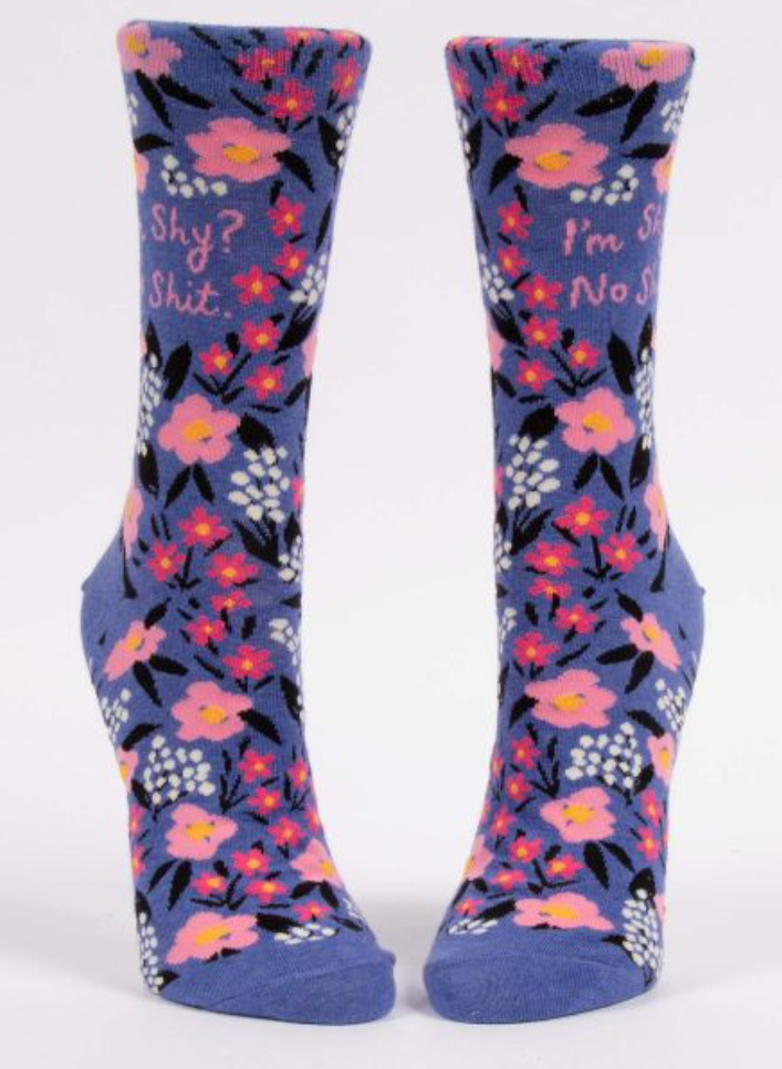 Women's Crew Socks I'm Shy? No Sh*t