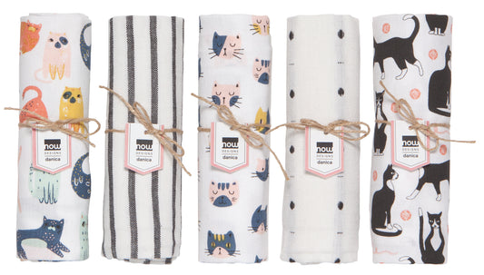 Tea Towel Assorted Cats