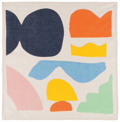 Tea Towel Floursack Set Of 2 Doodle