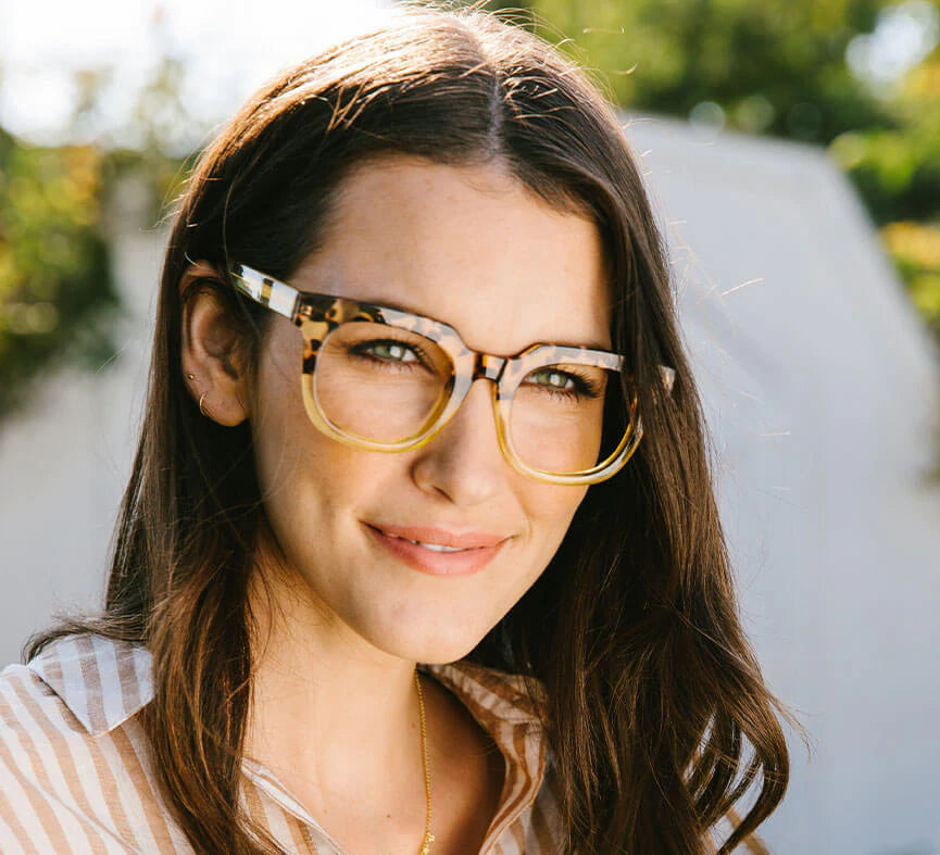 Showbiz Sand Quartz Yellow Blue Light Glasses